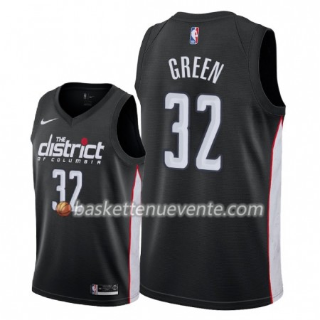 Maillot Basket Washington Wizards Jeff Green 32 2018-19 Nike City Edition Noir Swingman - Homme